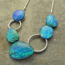 Load image into Gallery viewer, Iridescent Pebble Necklace