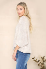 Load image into Gallery viewer, Loose knit relaxed jumper Alpaca Wool: Beige