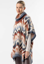 Load image into Gallery viewer, Californian Roll Neck Batwing Poncho: California / One Size