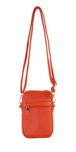 Load image into Gallery viewer, TC2010-Zip Pocket Front Crossbody Phone Bag: Orange