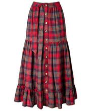 Load image into Gallery viewer, Joe Browns Bonnie Button Front Check Maxi Skirt