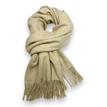 Load image into Gallery viewer, Premium Wool Blend Winter Scarf: Beige