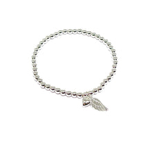 Load image into Gallery viewer, Sophia Angel Wing Bracelet - Silver