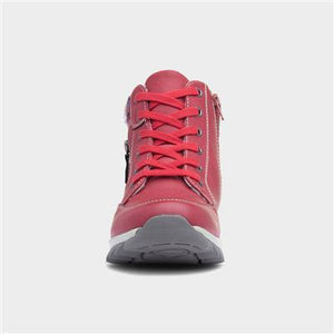 Lunar Buttermere Waterproof Ankle Boots Red