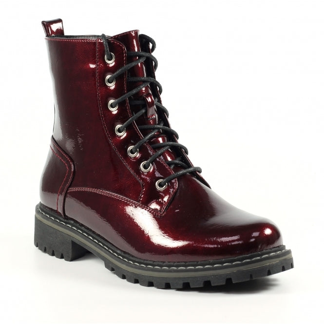 Lunar Nala Ankle Boot Burgundy