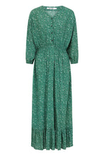 Load image into Gallery viewer, Alice Collins Julia Dress Autumn Jade Posy