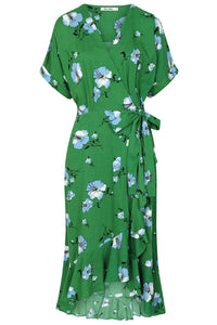 Alice Collins Lou Lou Dress Clematis Green