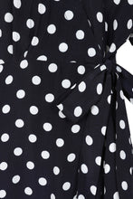 Load image into Gallery viewer, Alice Collins Lou Lou Dress Navy Polka