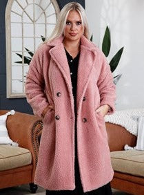 Goose Island Pink Teddy Bear Coat
