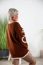 Load image into Gallery viewer, Goose Island Chocolate Brown Heart Jumper