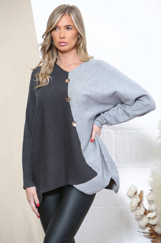 Colour panel top with buttons: Grey