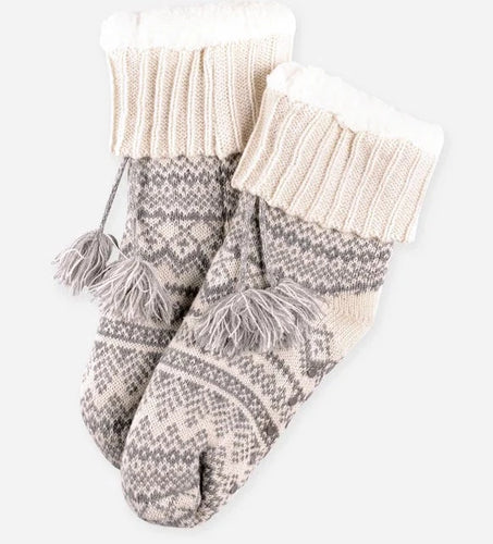 Brakeburn Fairisle Slipper Socks