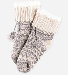 Brakeburn Fairisle Slipper Socks