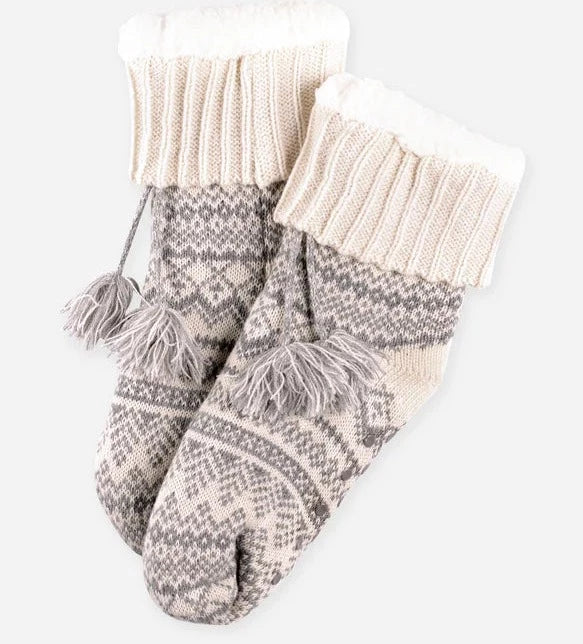 Brakeburn Fairisle Slipper Socks