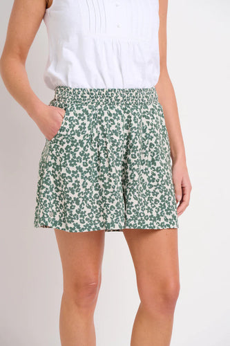 Brakeburn Leopard Floral Shorts