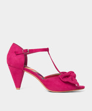Load image into Gallery viewer, Joe Browns Sensational T Bar Shoes Hot Pink