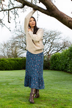 Load image into Gallery viewer, Lily &amp; Me Witcombe Skirt Giraffe Soft Blue