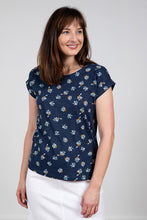Load image into Gallery viewer, Lily &amp; Me Organic Cotton Weekend Tee Cosmos Navy