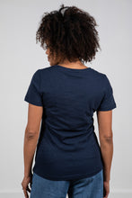Load image into Gallery viewer, Lily &amp; Me Victoria Organic Cotton Tee Navy