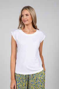 Lily & Me Surfside Organic Cotton Tee White