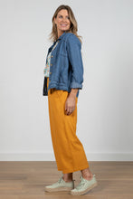 Load image into Gallery viewer, Lily &amp; Me Cropped Linen Drift Trousers Turmeric