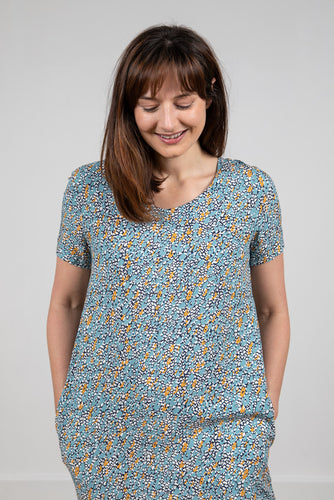 Lily & Me Seascape Dress Turmeric