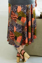 Load image into Gallery viewer, Mistral Patchwork Floral Bias Cut Skirt