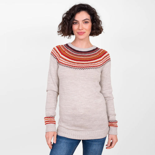 Brakeburn Cream Marl Alesund Farisle Jumper