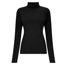 Load image into Gallery viewer, Joe Browns Black Jersey Roll Neck Top