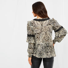 Load image into Gallery viewer, Joe Browns Black Fabulous Frill Blouse