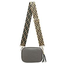 Load image into Gallery viewer, Dark Grey Tassel Box Bag With Funky Strap