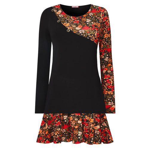 Joe Browns Black Lovely Leaves Tunic
