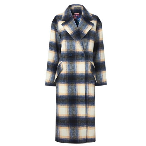 Joe Browns Blue Check New York Style Coat