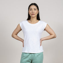 Load image into Gallery viewer, Lily &amp; Me White Surfside Tee