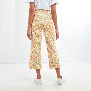 Joe Browns Yellow Totally Retro Floral Jeans