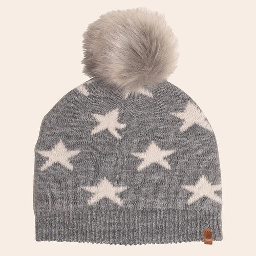 Brakeburn Grey Star Beanie