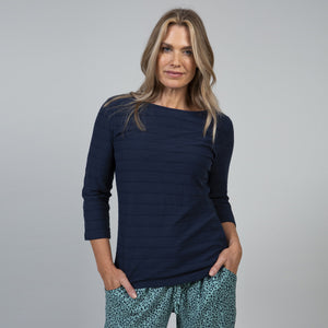 Lily & Me Navy Monica Top