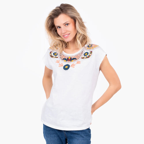 Brakeburn White Frida T-Shirt