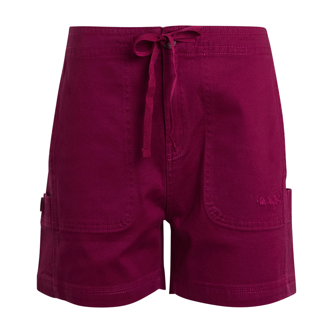 Weird Fish Boysenberry Willoughby Organic Cotton Summer Shorts
