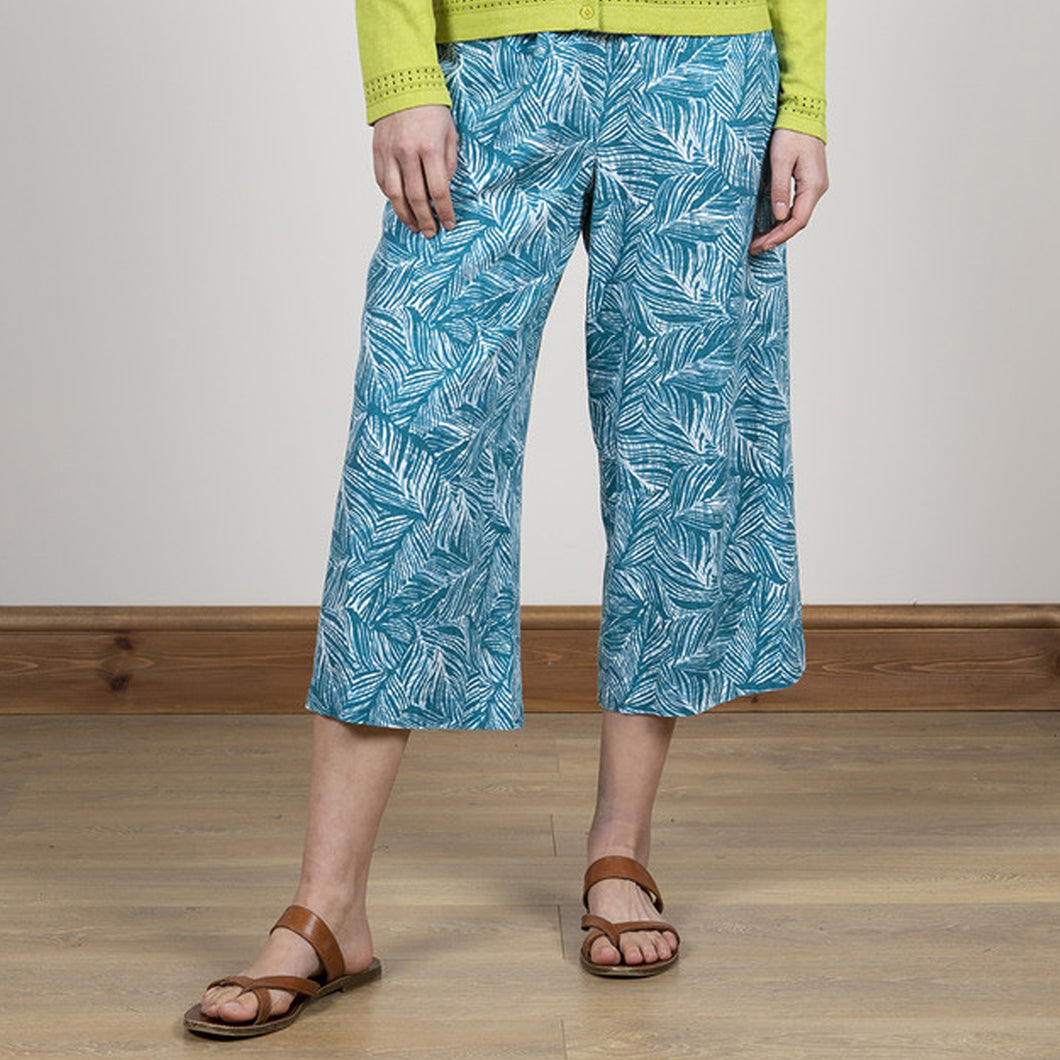 Lily & Me Teal Drift Trousers Fern