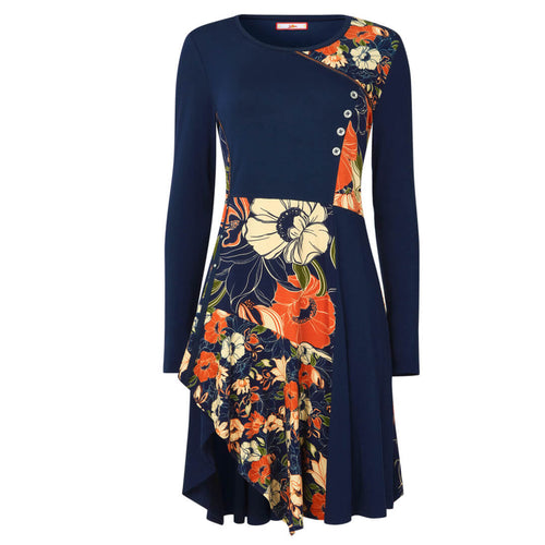Joe Browns Navy Fabulous Florals Tunic