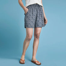 Load image into Gallery viewer, Weird Fish Navy Sundance EcoVero Printed Summer Shorts