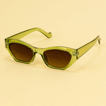 Load image into Gallery viewer, Powder Forest Green Harlow Sunglasses