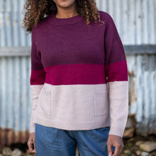 Load image into Gallery viewer, Lily &amp; Me Damson Hygee Stripe Jumper