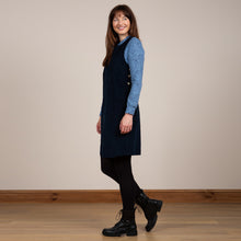 Load image into Gallery viewer, Lily &amp; Me Navy Hillcote Dress Pincord
