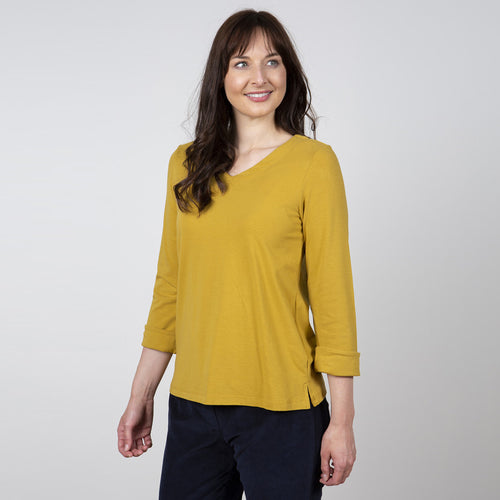 Lily & Me Ochre Sunday Top