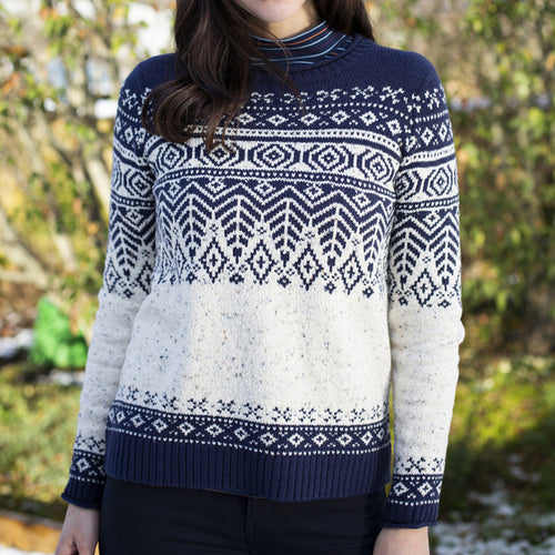 Lily & Me Ecru Fairisle Jumper