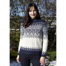 Load image into Gallery viewer, Lily &amp; Me Ecru Fairisle Jumper