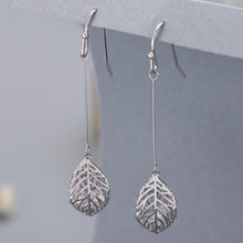 Load image into Gallery viewer, Silver Tree Earrings