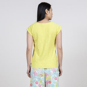 Lily & Me Citron Surfside Tee